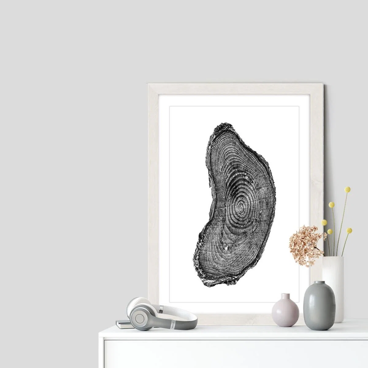 Pine Set II Art Print White Frame – image 7