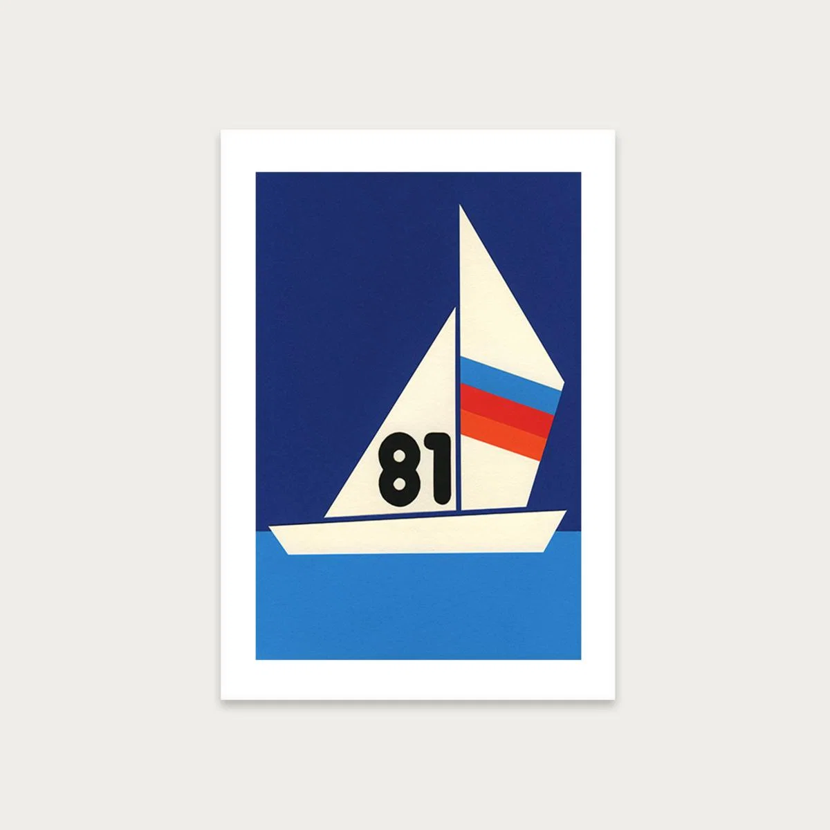 Sailing Regatta Art Print Unframed