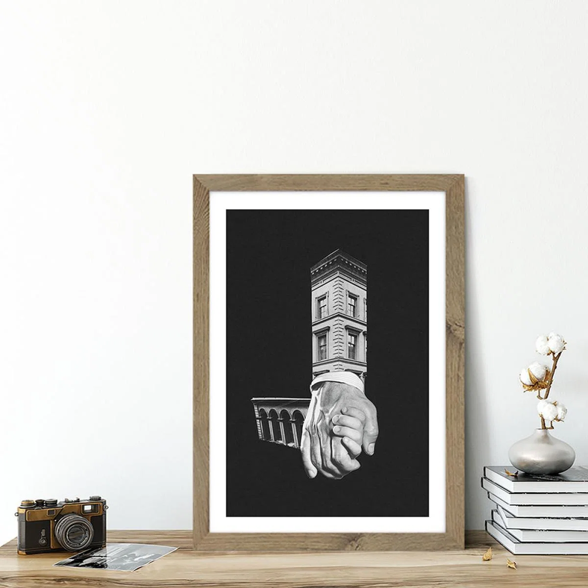 Assisted Living Art Print Oak Frame – image 5