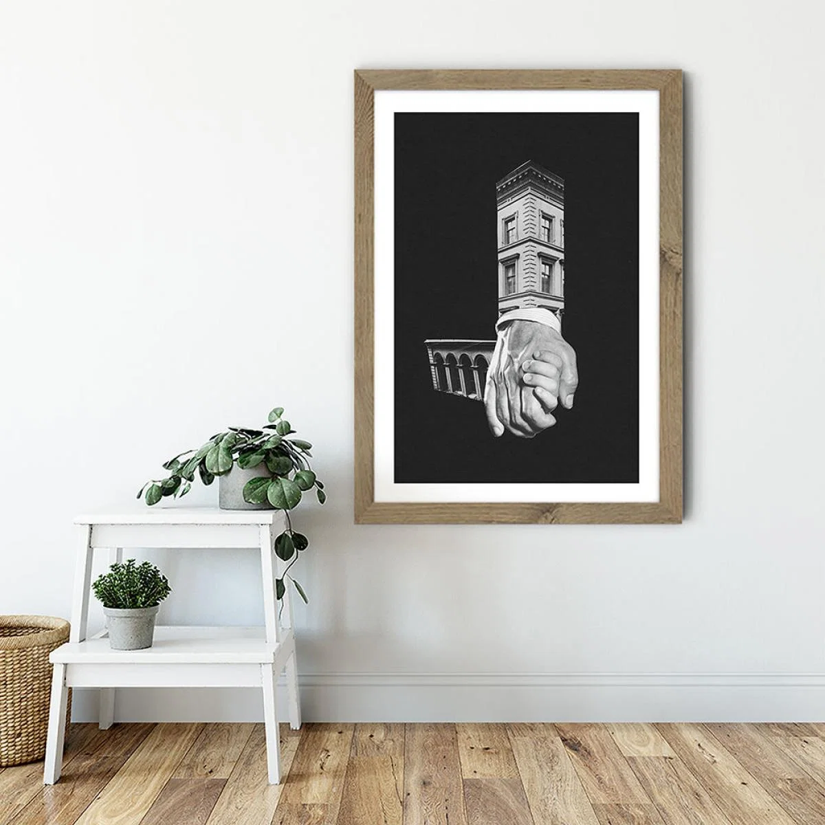 Assisted Living Art Print Oak Frame – image 6