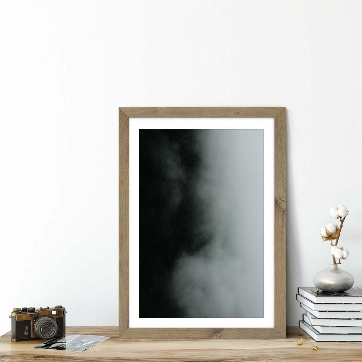 Washed Sky Art Print Oak Frame – image 5