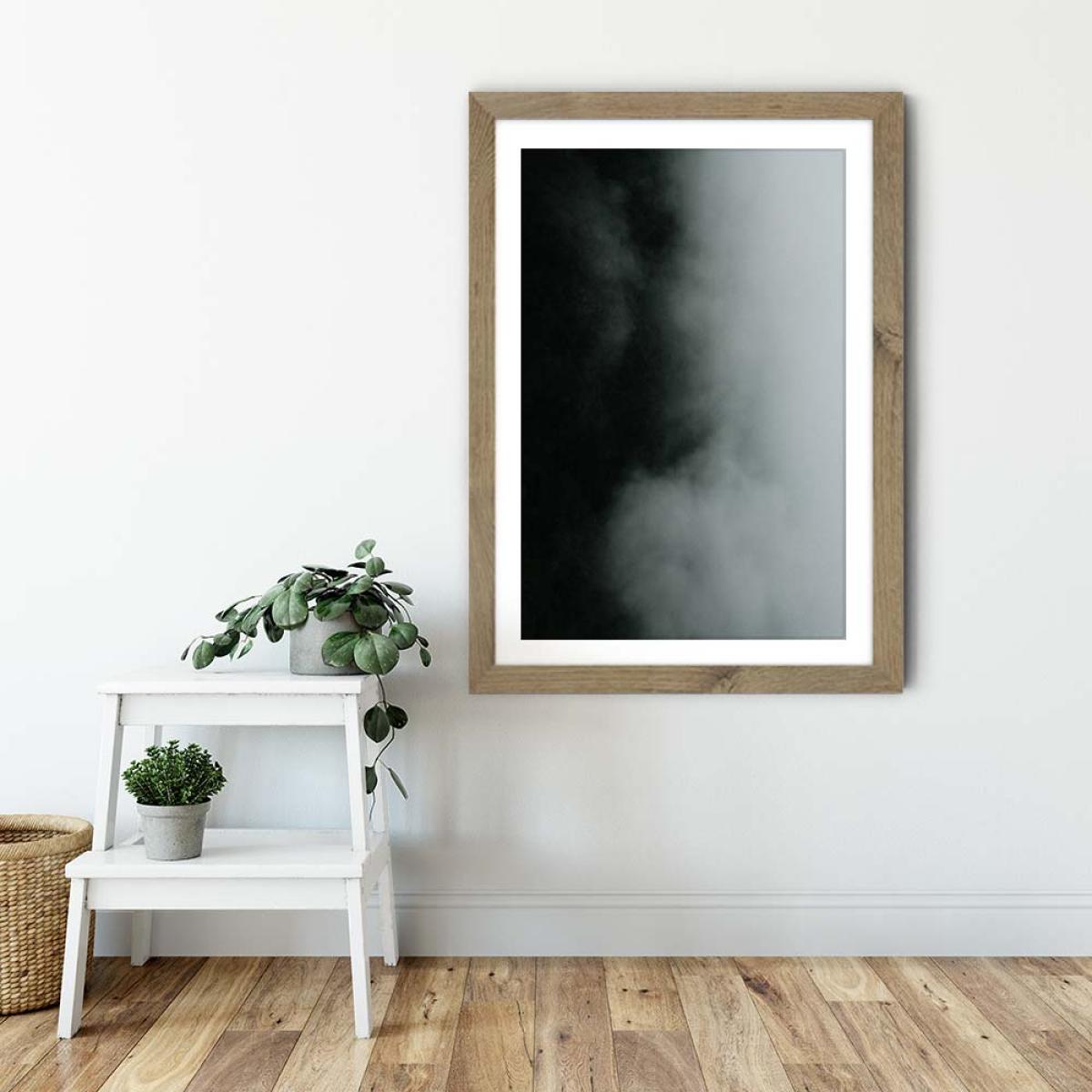 Washed Sky Art Print Oak Frame – image 6