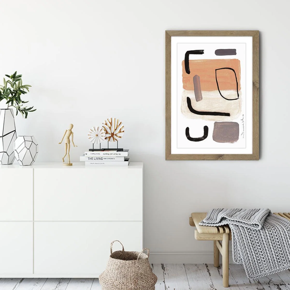 Amsterdam Art Print Oak Frame – image 3
