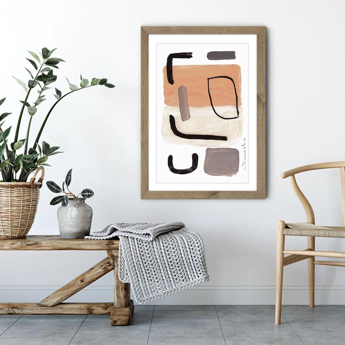 Amsterdam Art Print Oak Frame – image 4