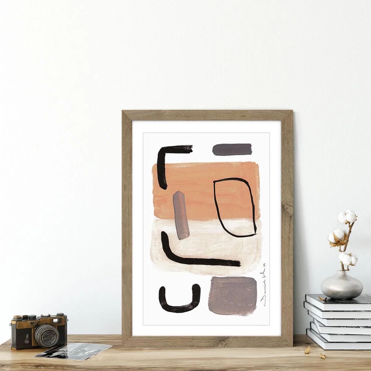 Amsterdam Art Print Oak Frame – image 5