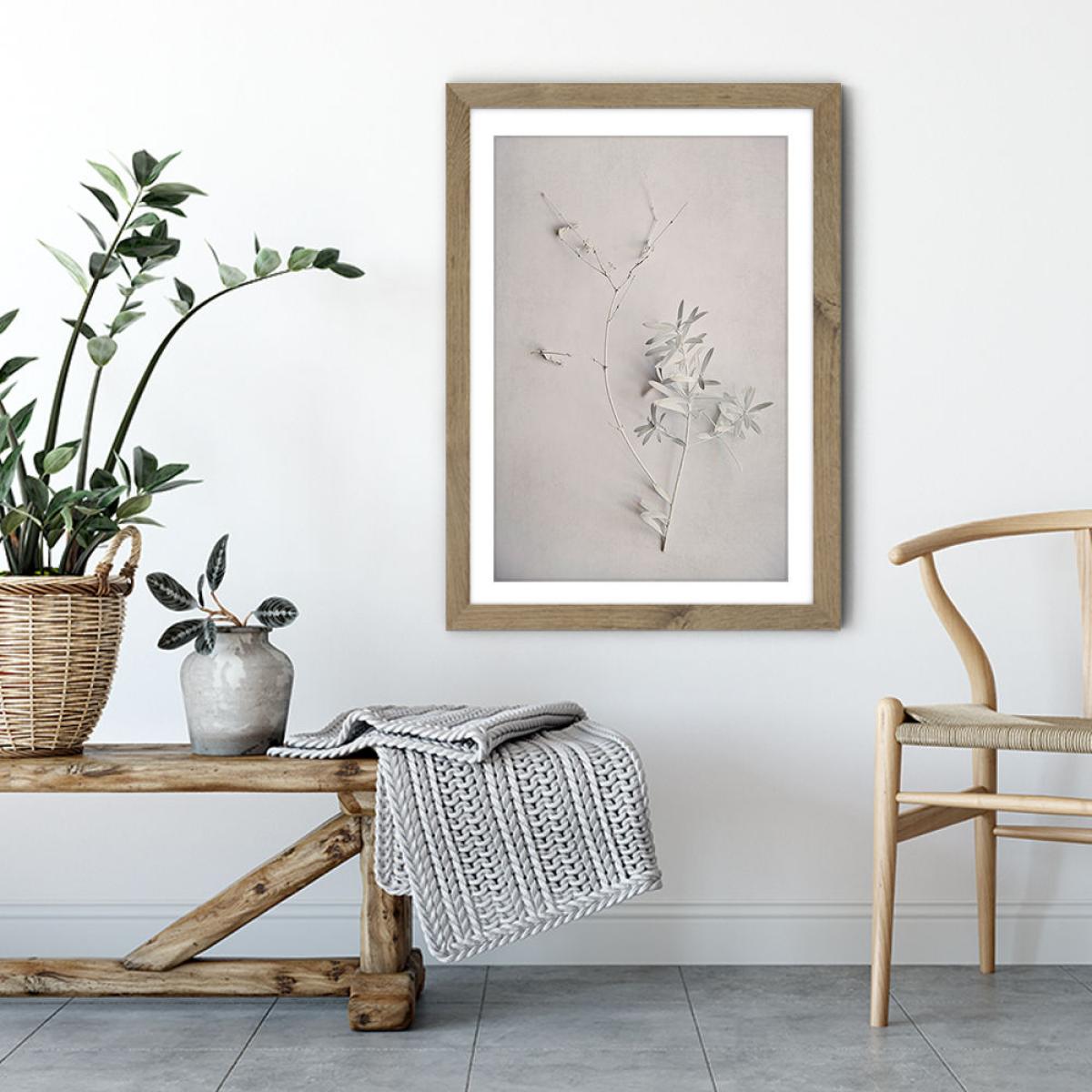 Alabaster Forest 5 Art Print Oak Frame – image 6