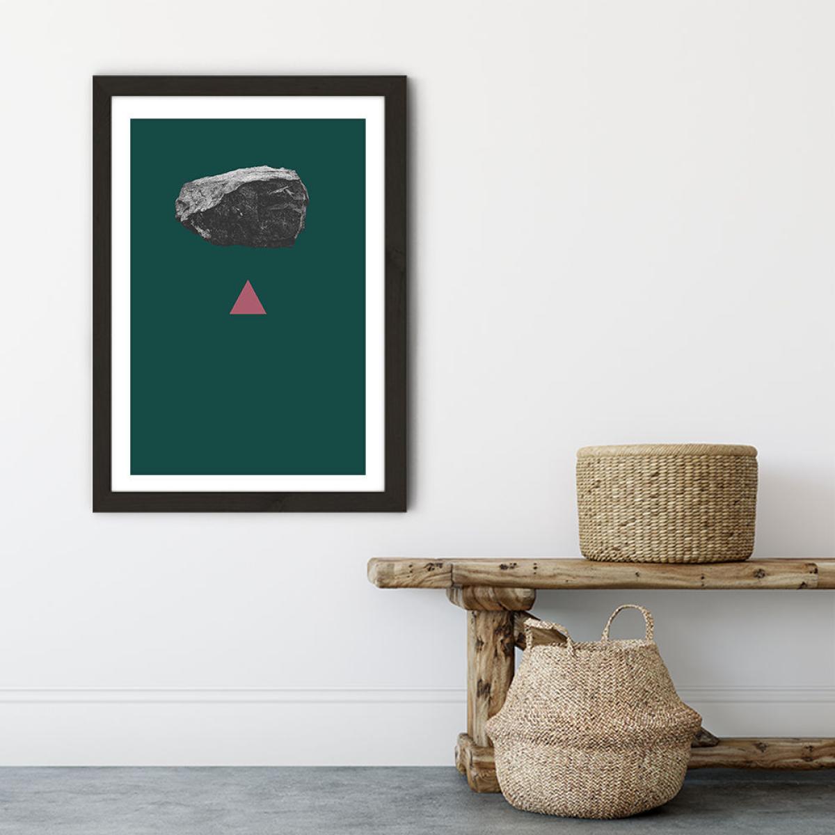 Tension Art Print Black Frame – image 3