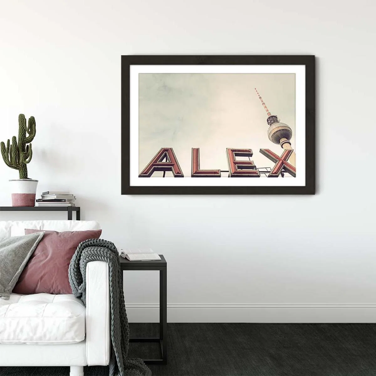 Alex 02 Art Print Black Frame – image 2