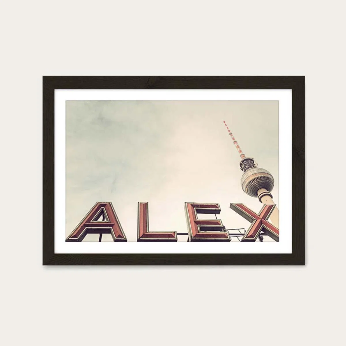 Alex 02 Art Print Black Frame – image 1