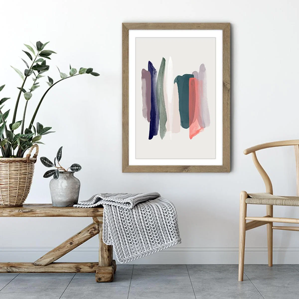 Near Art Print Oak Frame – image 4