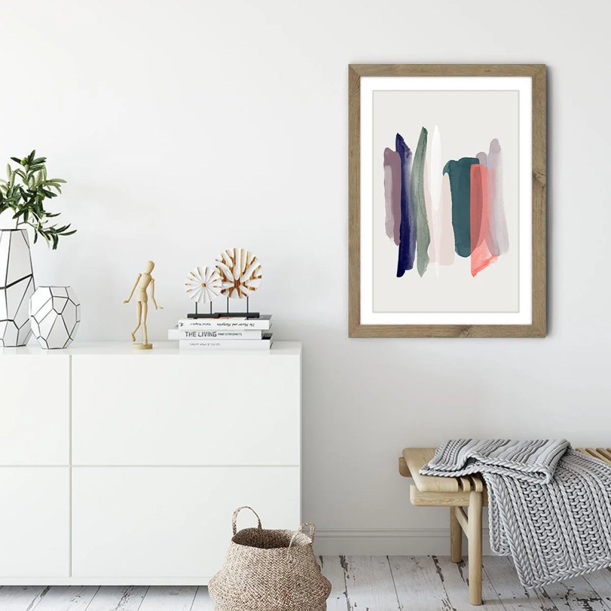 Near Art Print Oak Frame – image 5