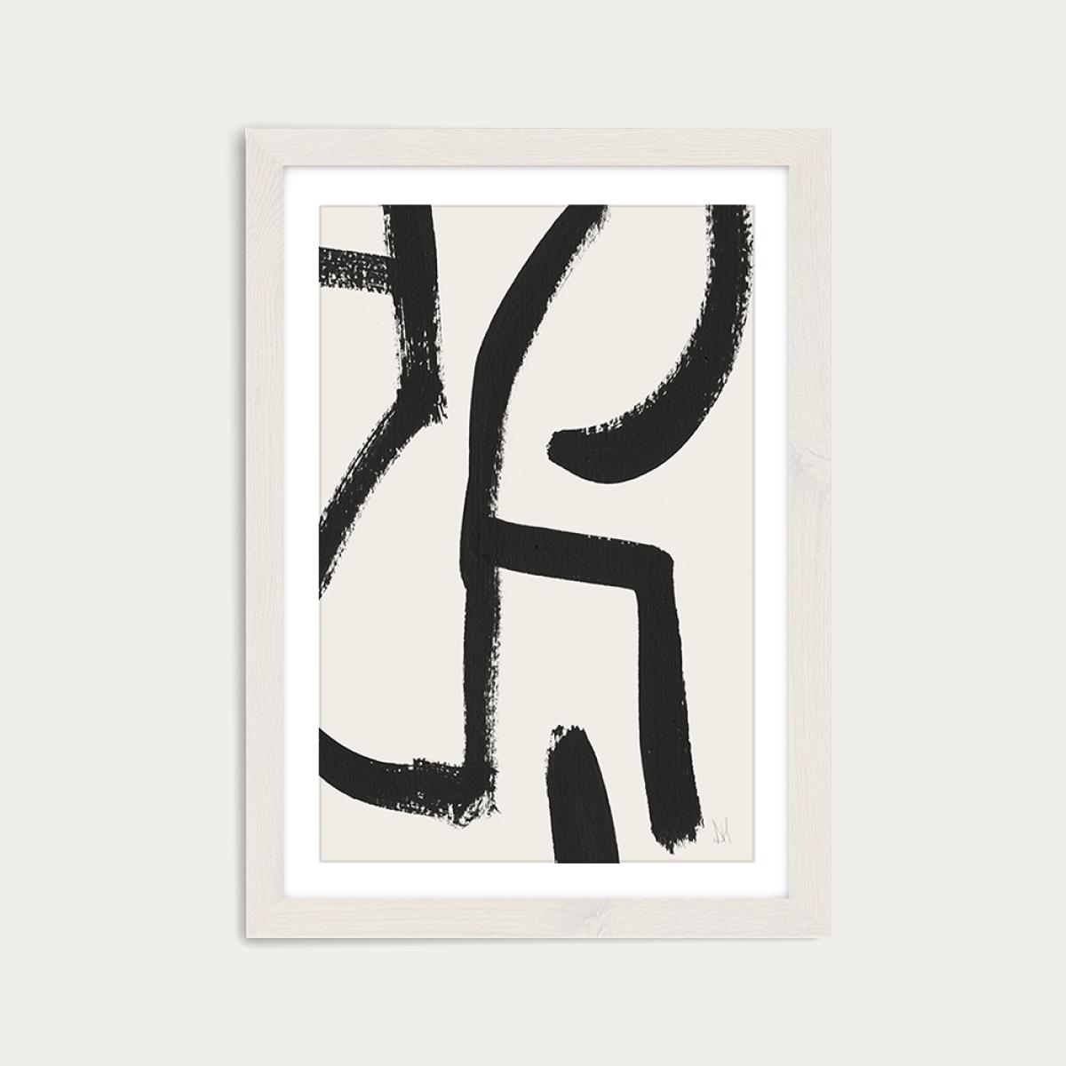 Berf II Art Print White Frame – image 1