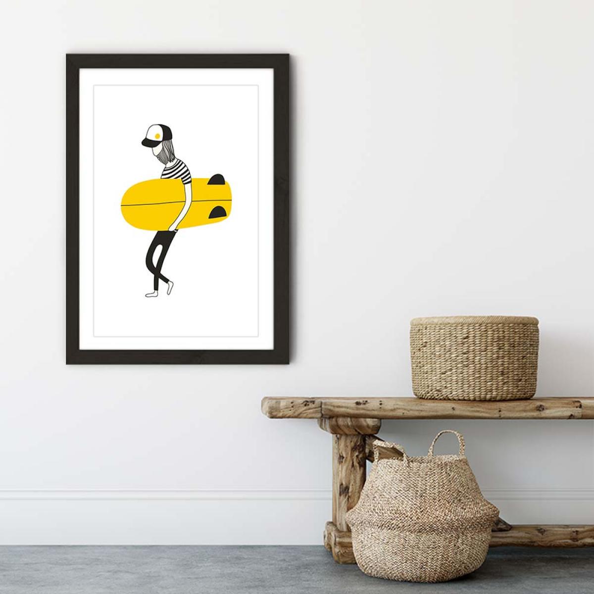 Alone Art Print Black Frame – image 6