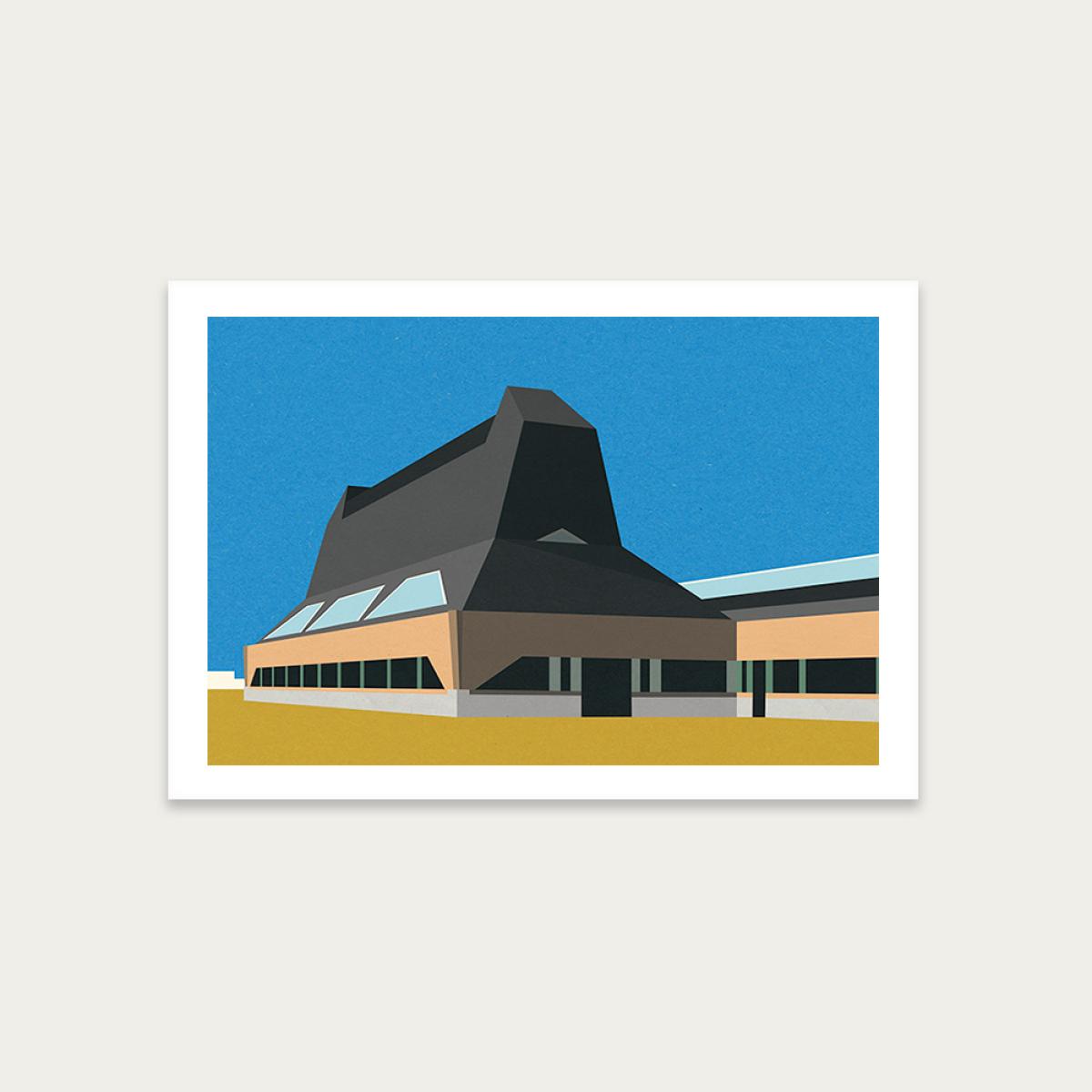 Hat Factory Art Print Unframed