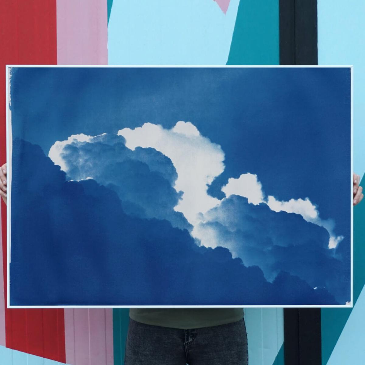 Yves Klein Clouds Limited Edition Handmade Cyanotype Art Print – image 11