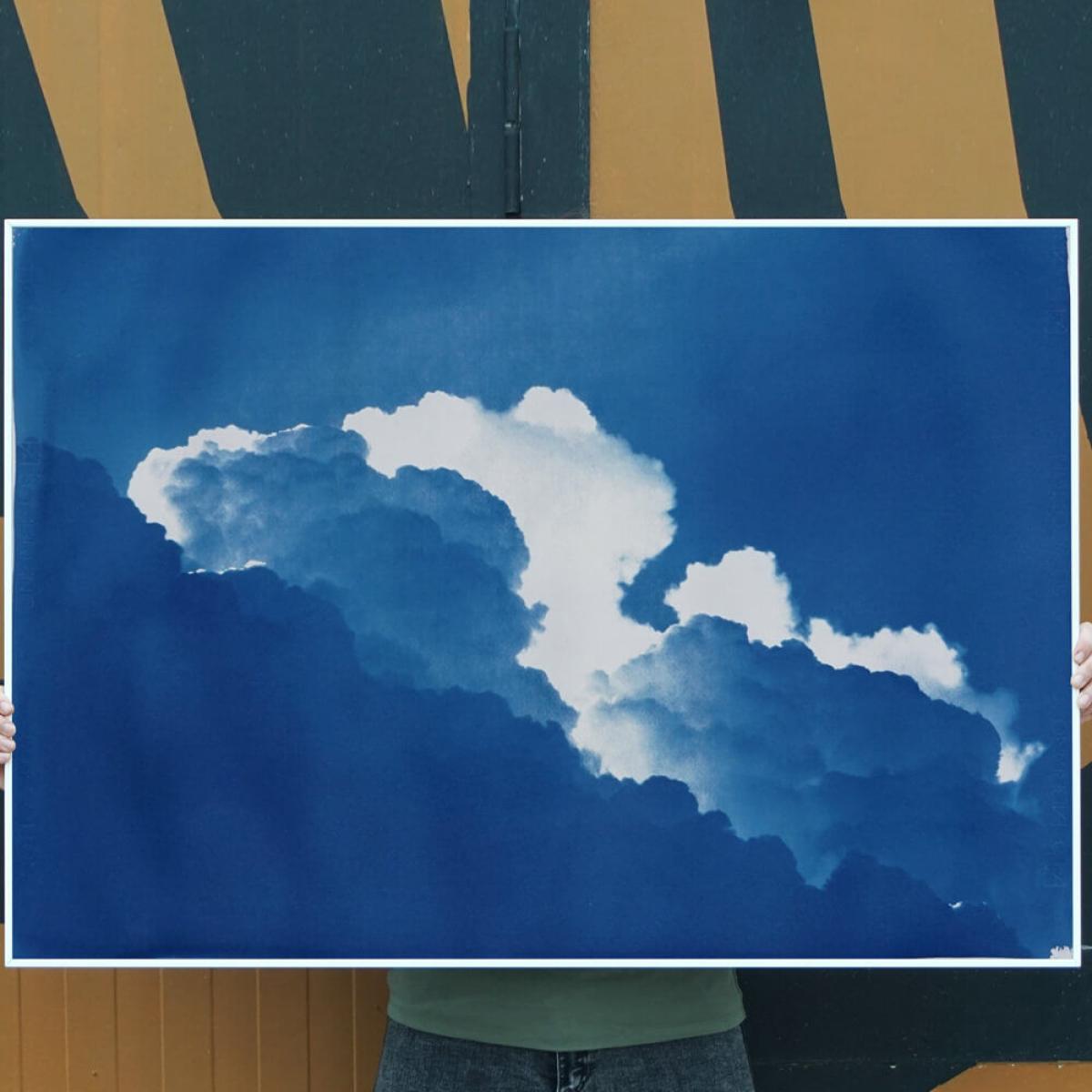 Yves Klein Clouds Limited Edition Handmade Cyanotype Art Print – image 12