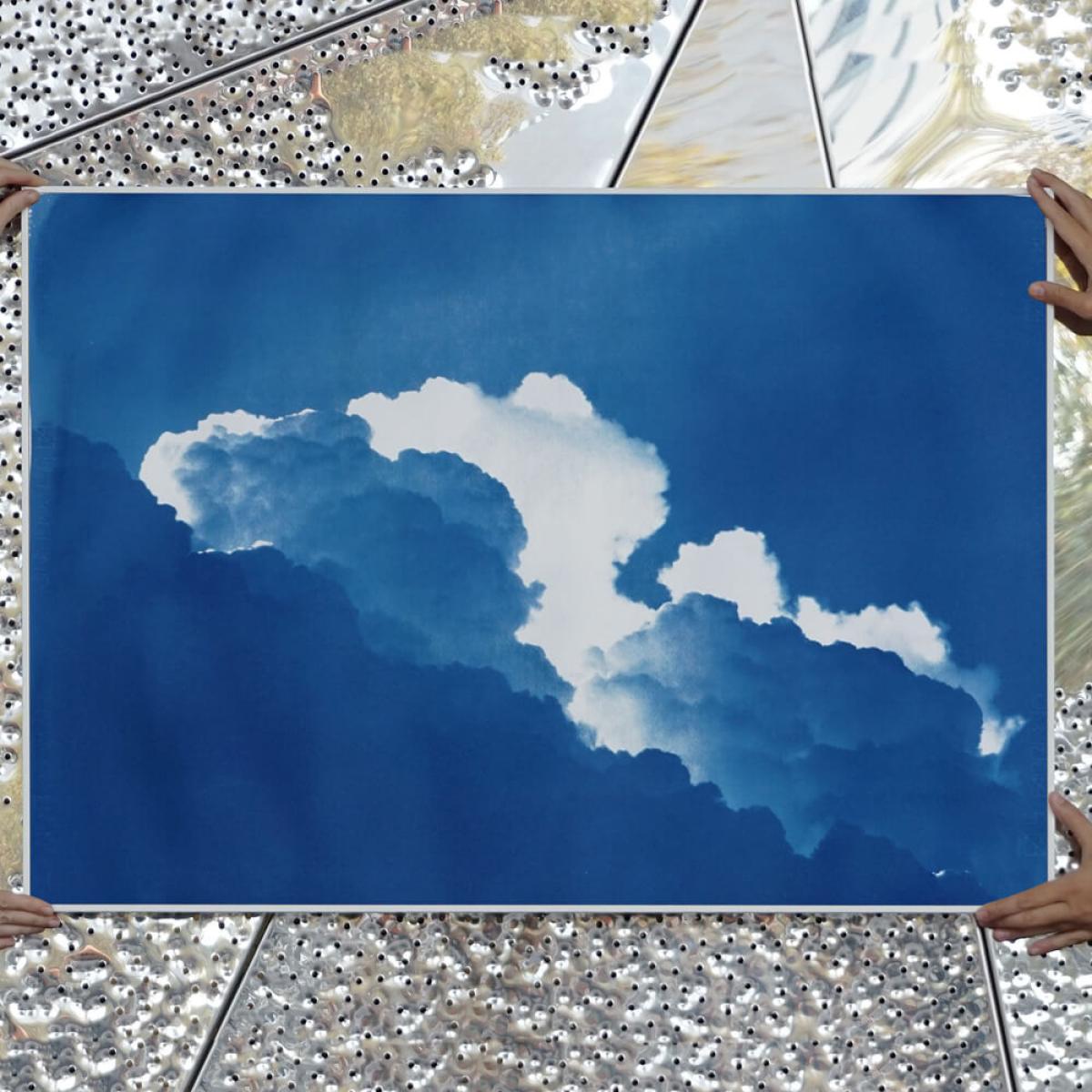 Yves Klein Clouds Limited Edition Handmade Cyanotype Art Print – image 13