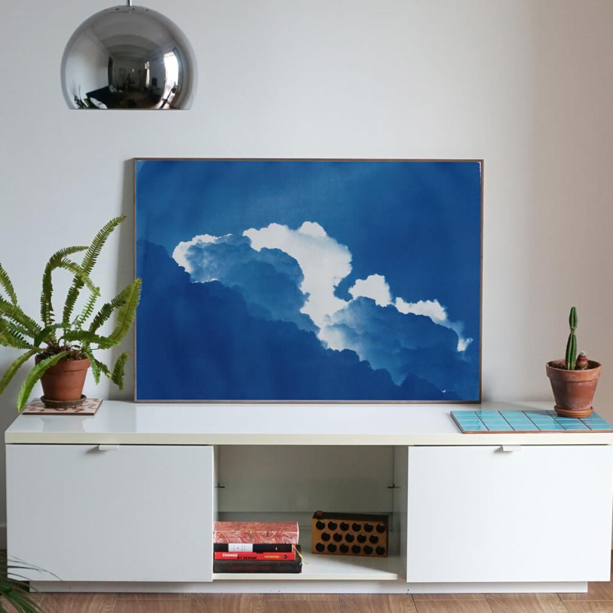 Yves Klein Clouds Limited Edition Handmade Cyanotype Art Print – image 15