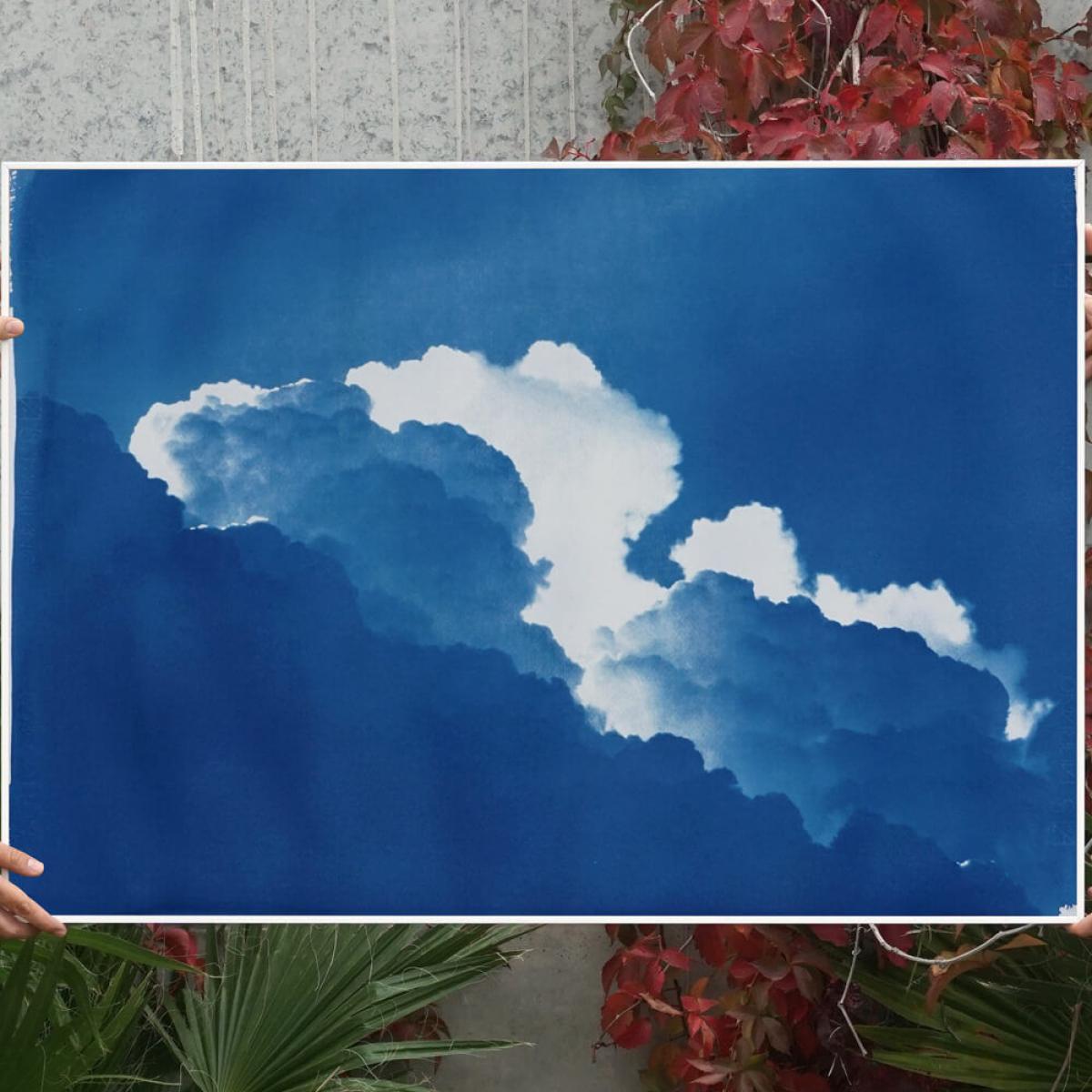 Yves Klein Clouds Limited Edition Handmade Cyanotype Art Print – image 16