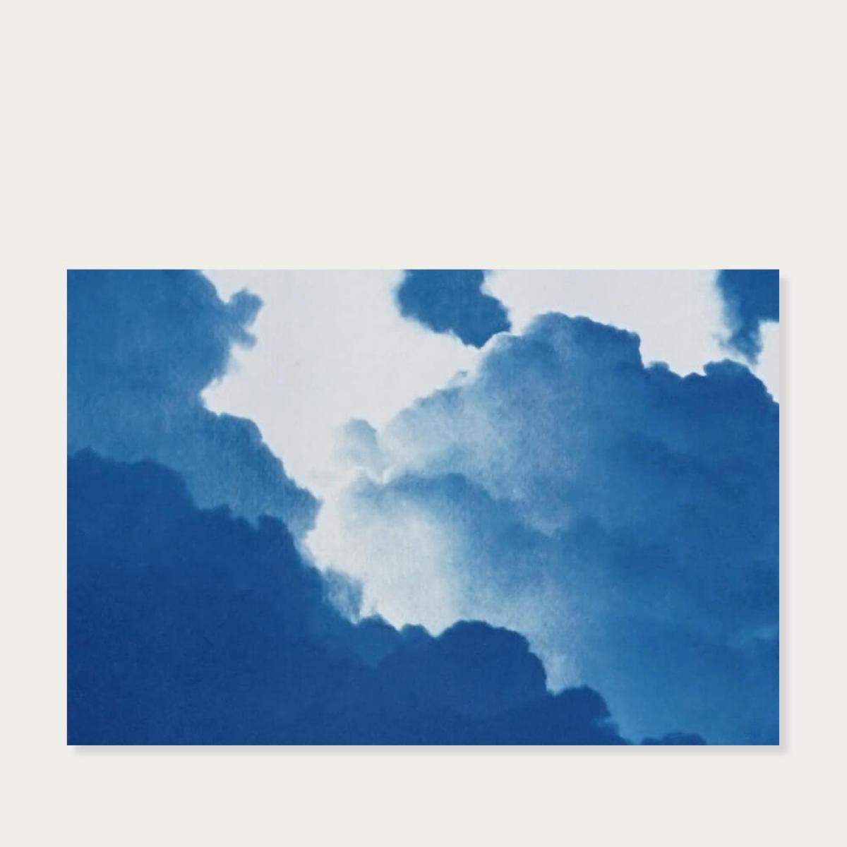 Yves Klein Clouds Limited Edition Handmade Cyanotype Art Print – image 3