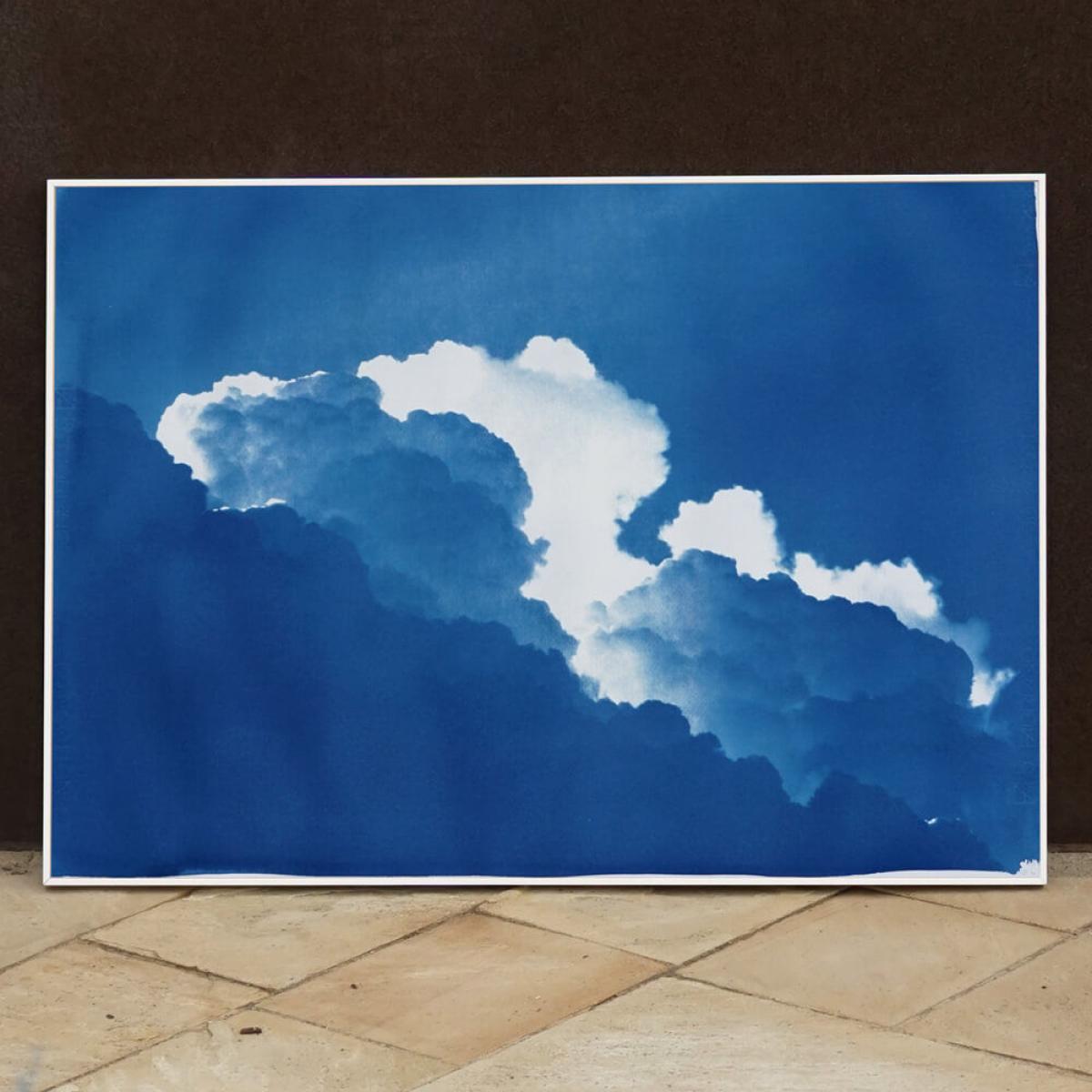 Yves Klein Clouds Limited Edition Handmade Cyanotype Art Print – image 8