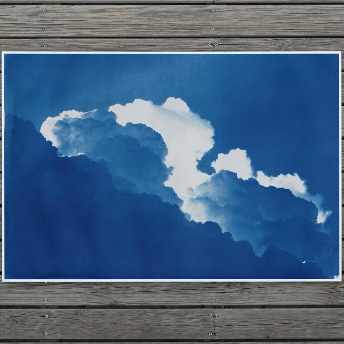 Yves Klein Clouds Limited Edition Handmade Cyanotype Art Print – image 9