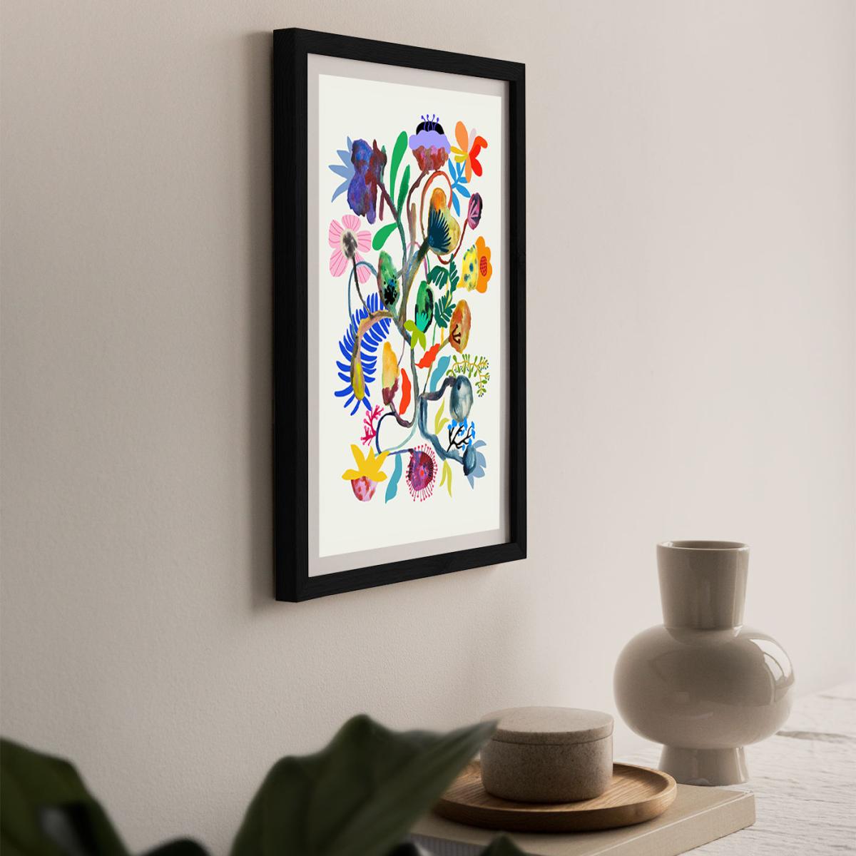 Flowers Growing Everywhere Art Print Black Frame – image 5