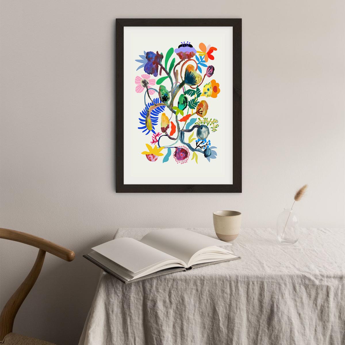 Flowers Growing Everywhere Art Print Black Frame – image 6