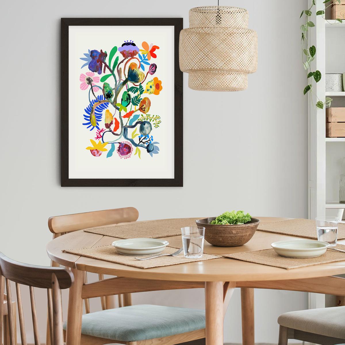 Flowers Growing Everywhere Art Print Black Frame – image 8