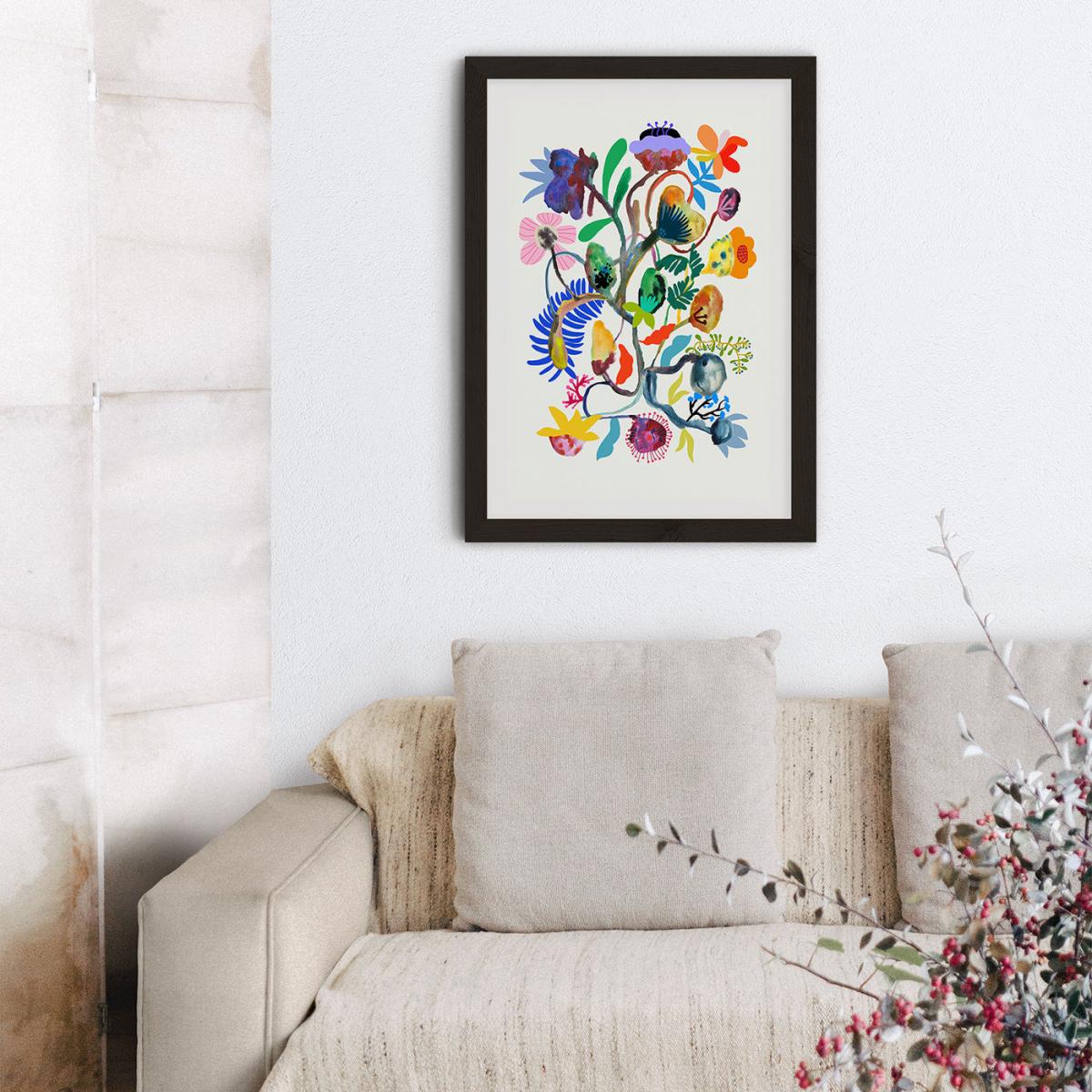 Flowers Growing Everywhere Art Print Black Frame – image 9