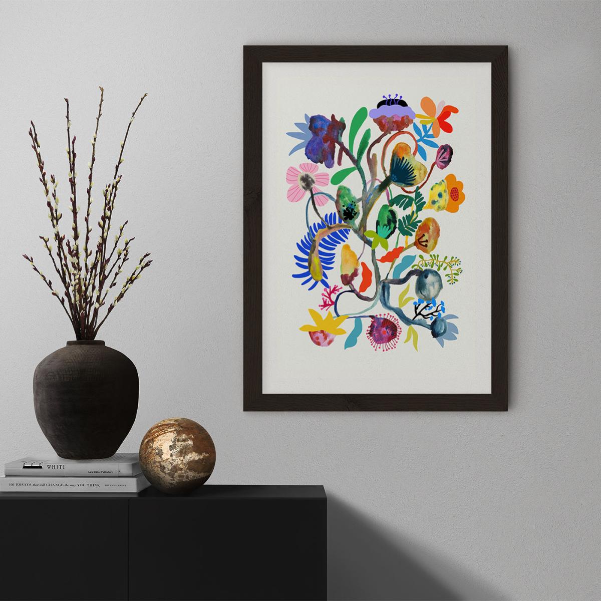 Flowers Growing Everywhere Art Print Black Frame – image 10