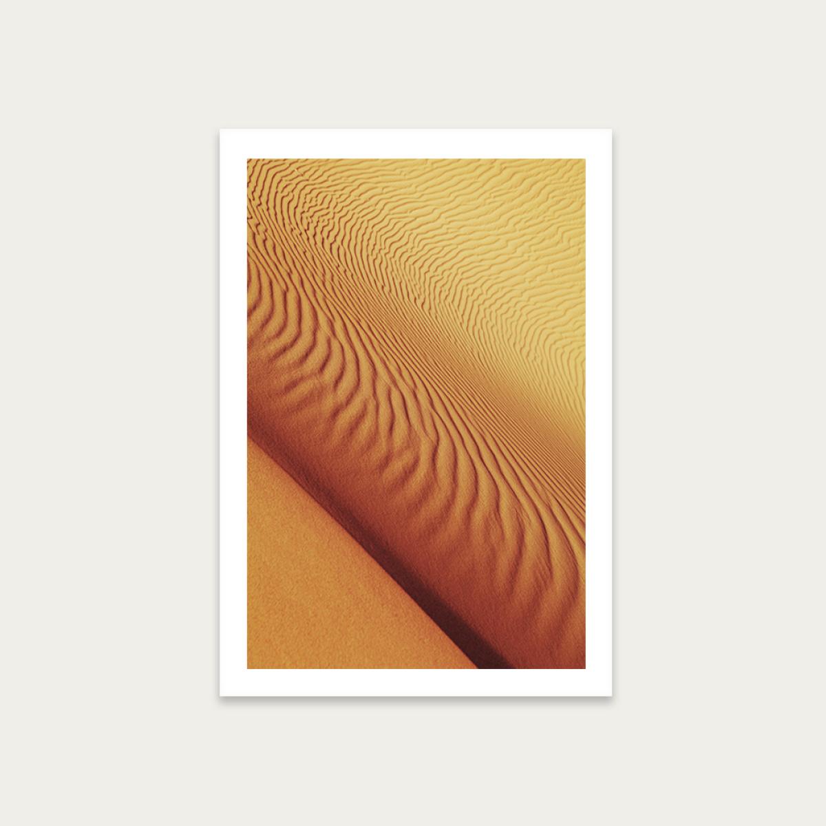 Desert Shapes Art Print Unframed