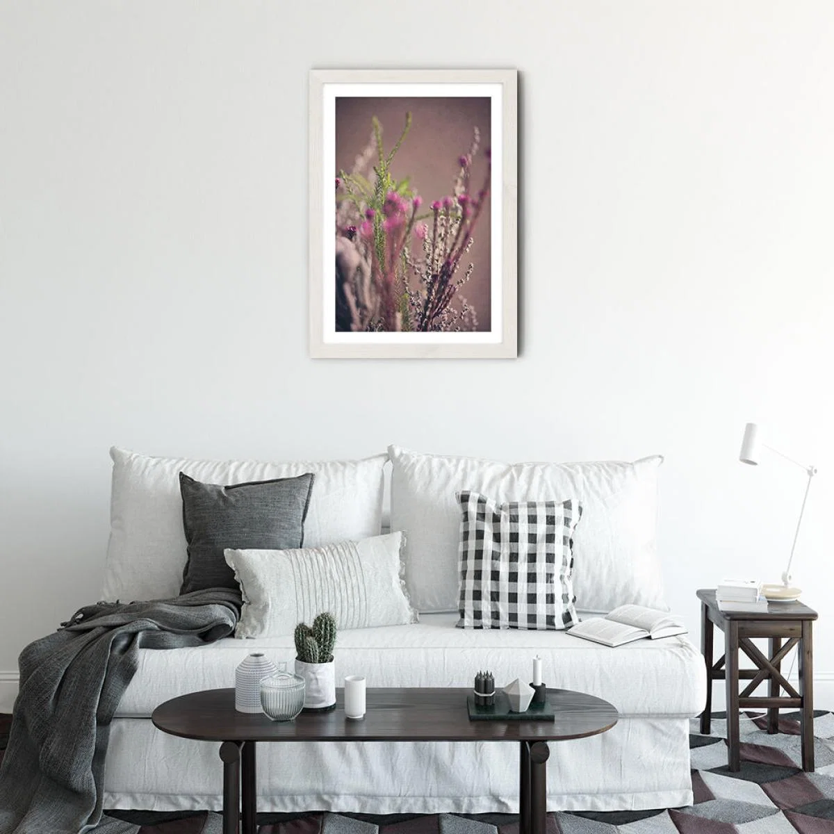 Warm Fynbos 6 Art Print White Frame – image 2