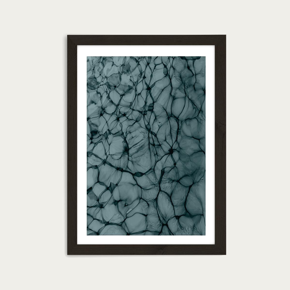 Abstract Life Art Print Black Frame – image 1