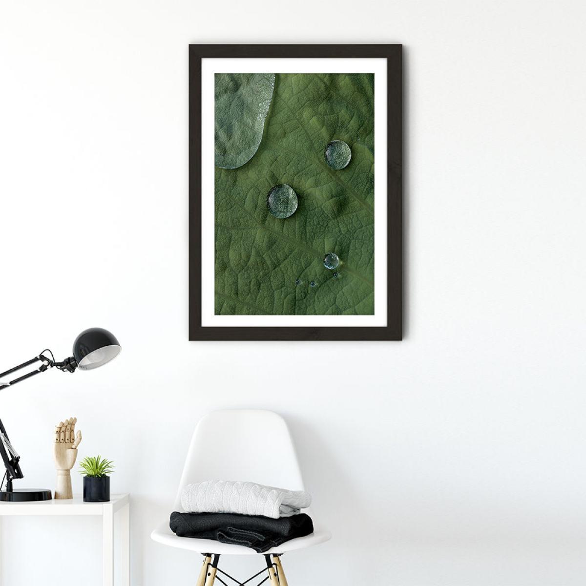 Lotus Art Print Black Frame – image 2