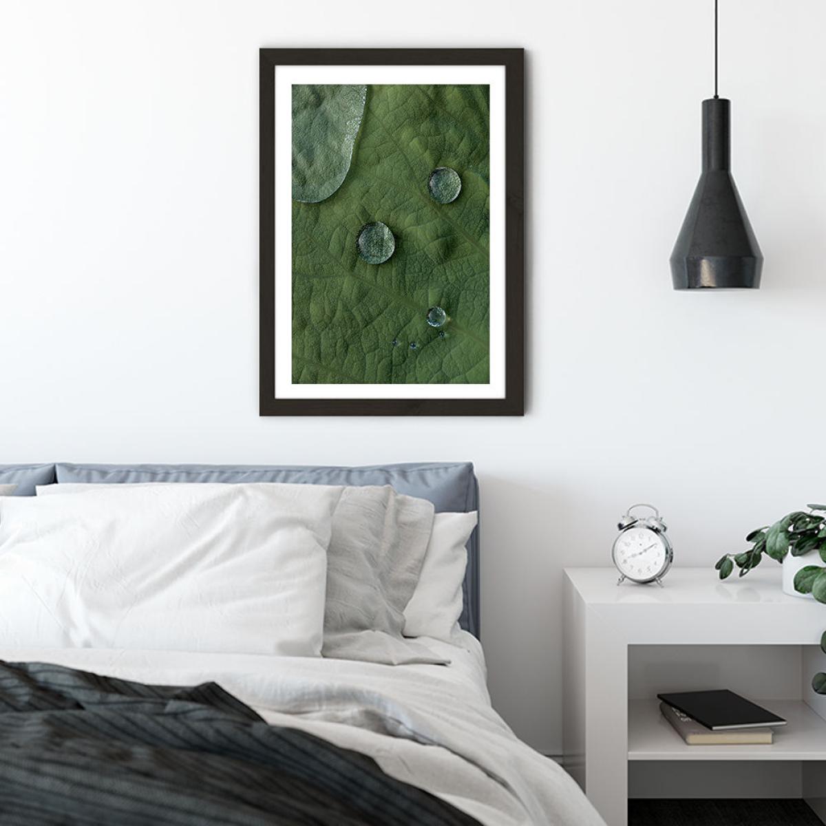 Lotus Art Print Black Frame – image 4