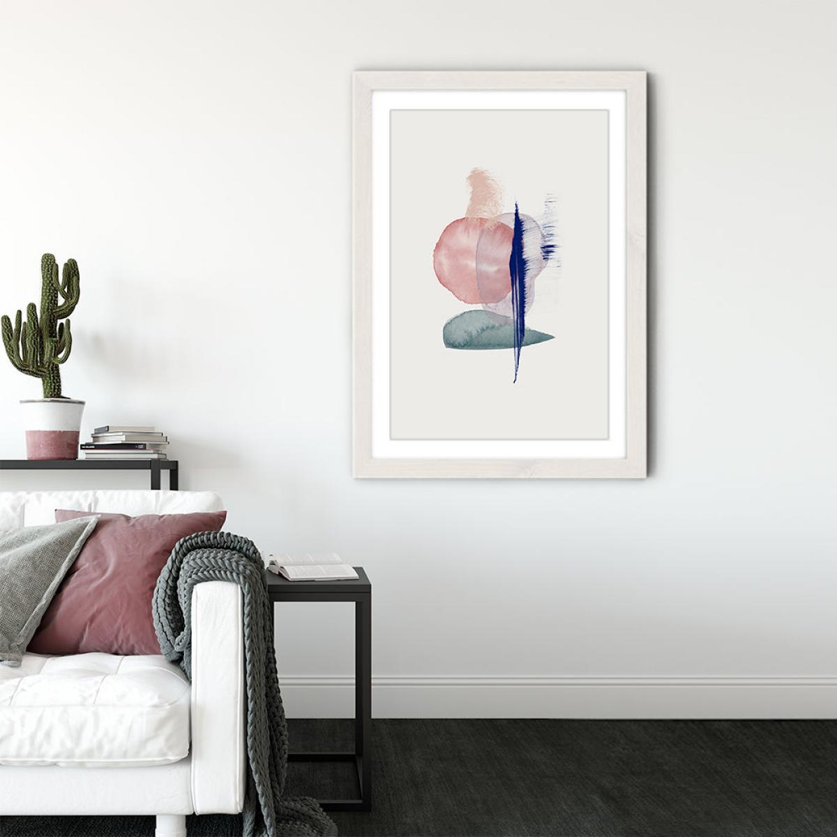 Connection Art Print White Frame – image 2