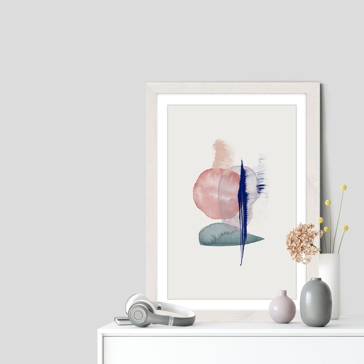Connection Art Print White Frame – image 4