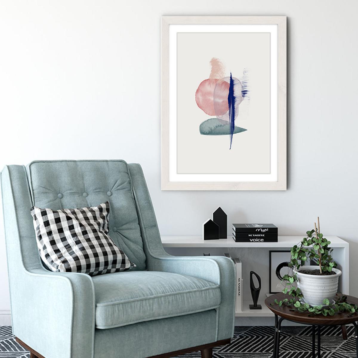 Connection Art Print White Frame – image 7