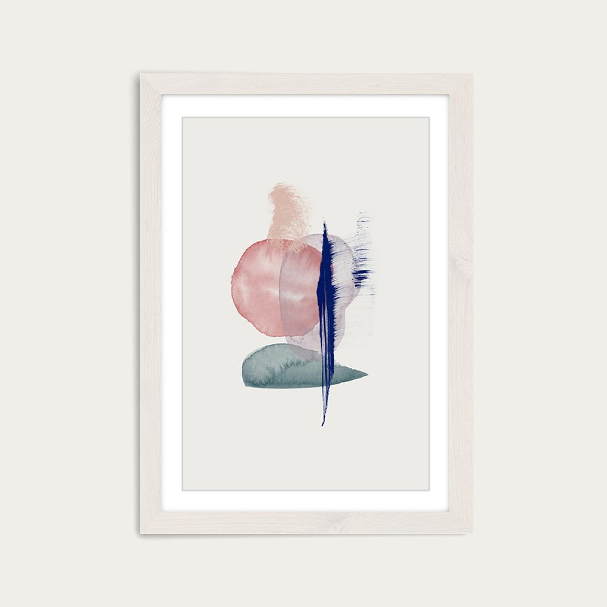 Connection Art Print White Frame – image 1
