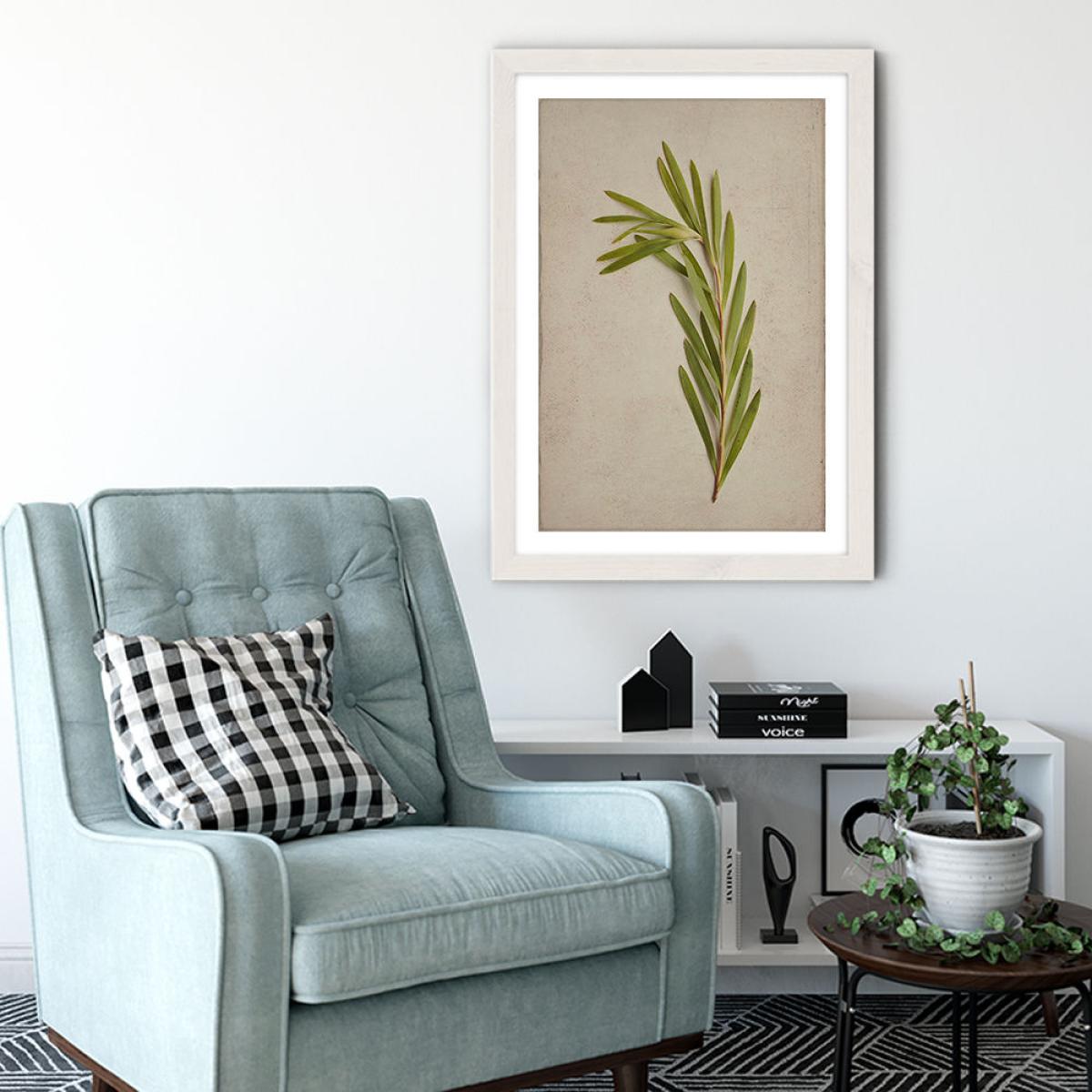Fynbos 4 Art Print White Frame – image 3
