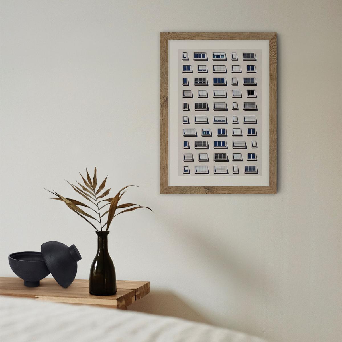 50 Shades of Shades Art Print Oak Frame – image 11