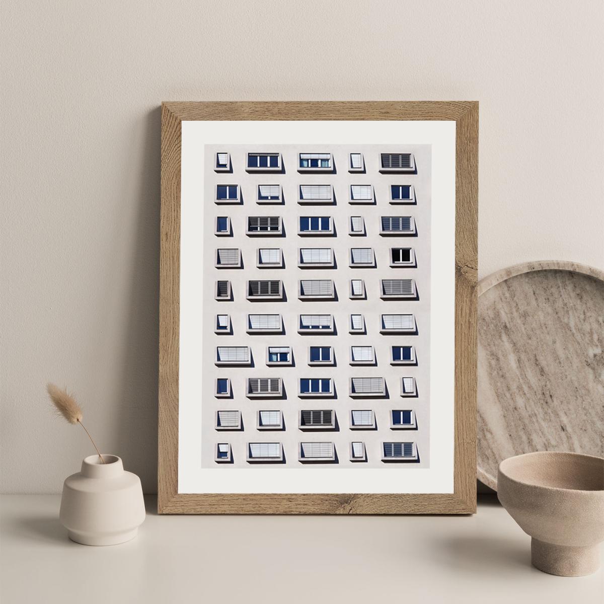 50 Shades of Shades Art Print Oak Frame – image 6