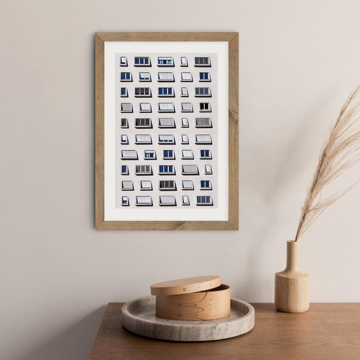 50 Shades of Shades Art Print Oak Frame – image 7