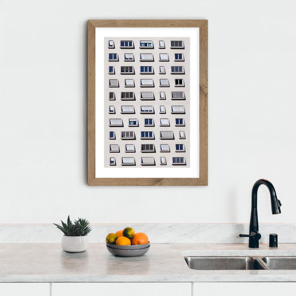 50 Shades of Shades Art Print Oak Frame – image 8