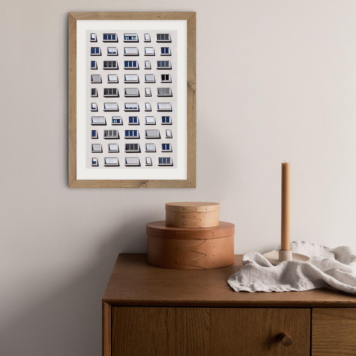 50 Shades of Shades Art Print Oak Frame – image 10