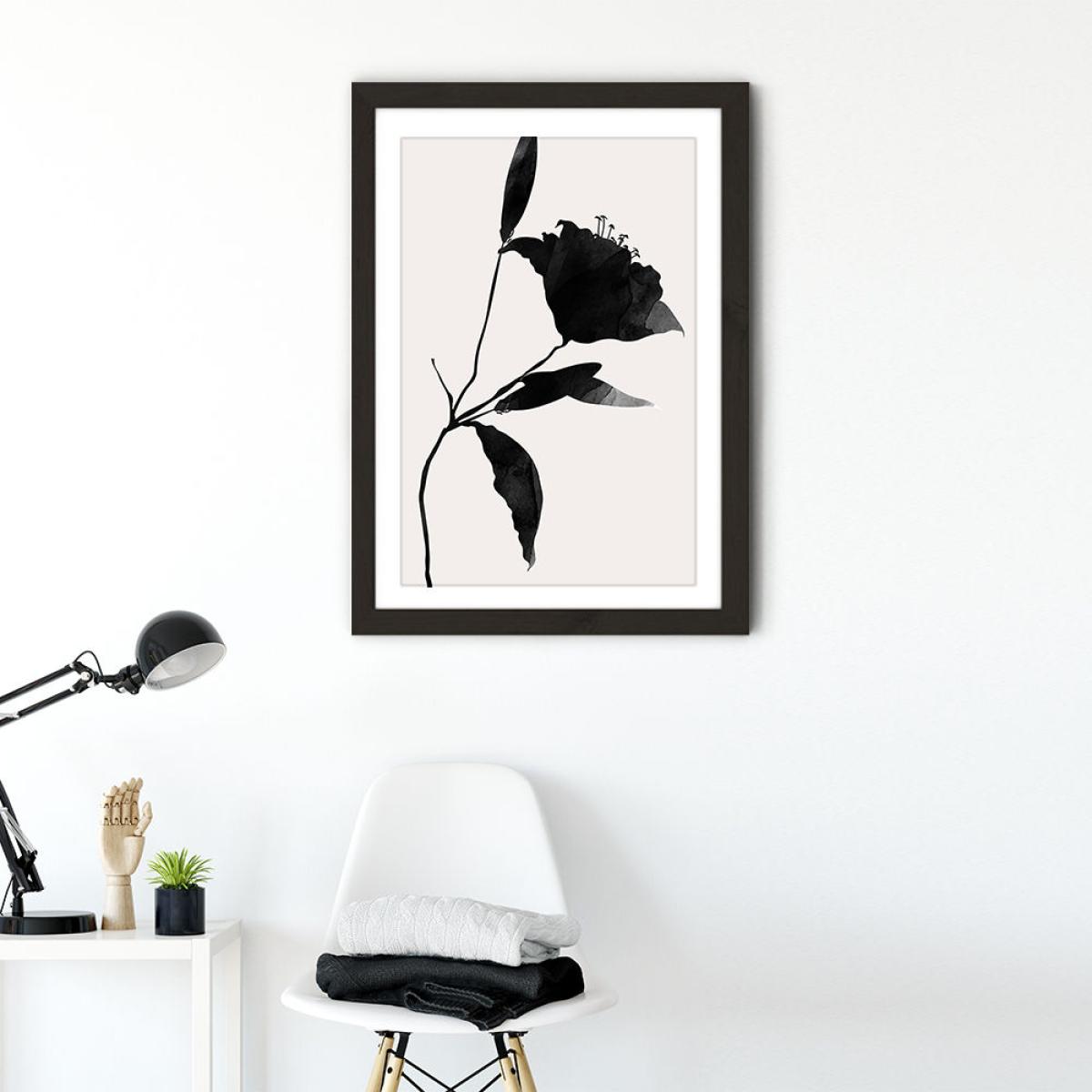 Nero 2 Art Print Black Frame – image 2