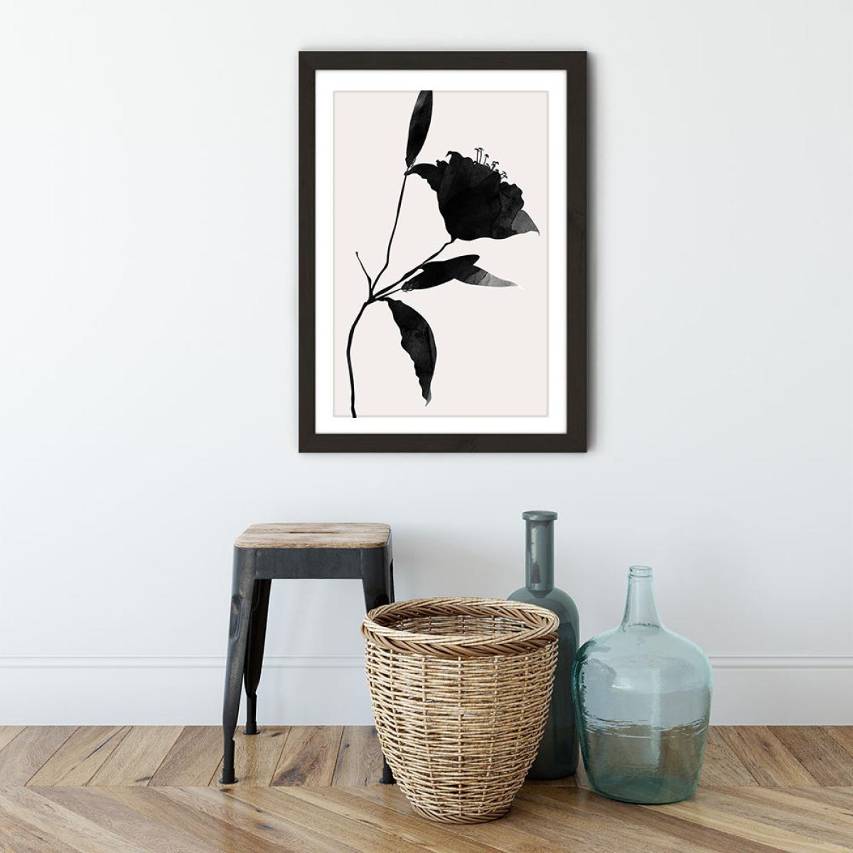Nero 2 Art Print Black Frame – image 3