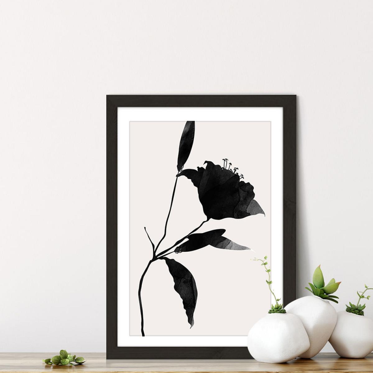 Nero 2 Art Print Black Frame – image 7