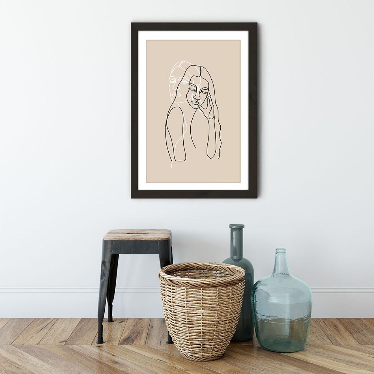 Alma & Wanda Art Print Black Frame – image 3